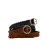 Catrina Braid/Woven Leather Belt