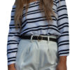 Catrina Braid/Woven Leather Belt - Image 3