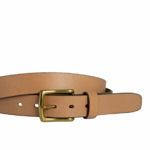 Bourke Leather Belt in Natural