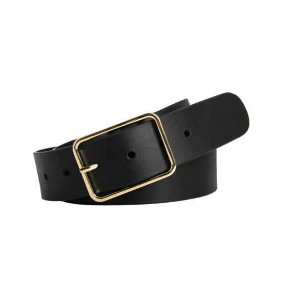 Tess Leather Belt - Black Medium - Image 2