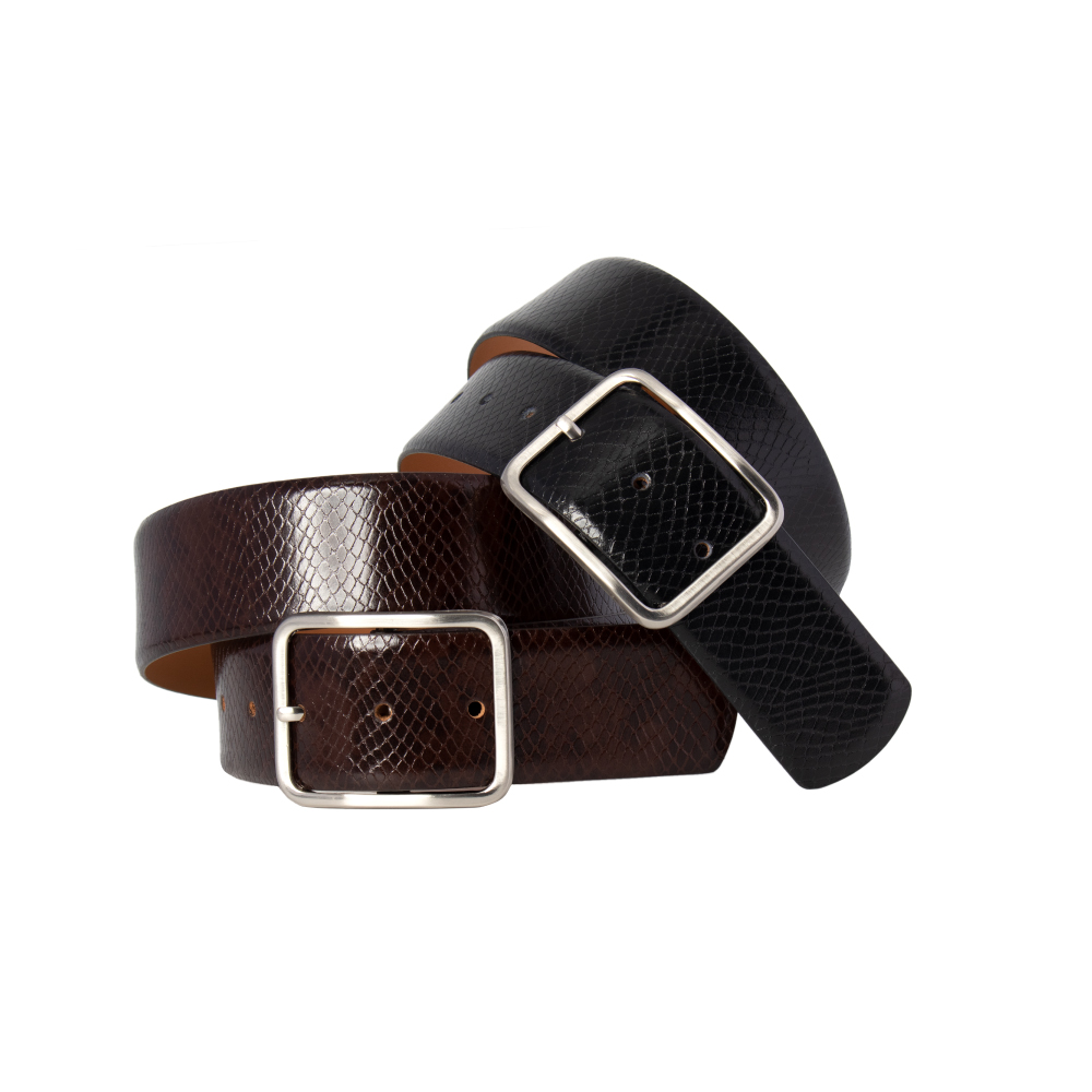 Allie Crocodile Leather Belt – Loop Leather Co.