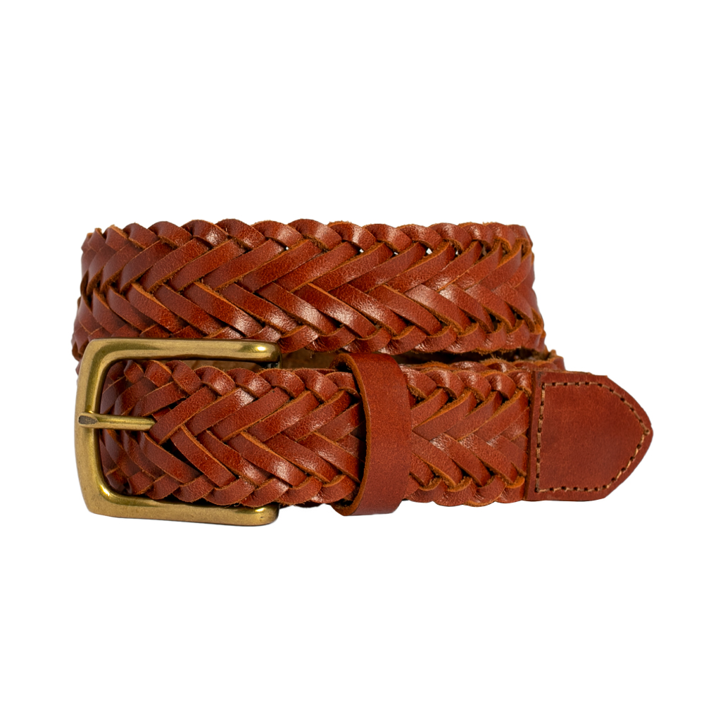 Byron Braid/Woven Leather Belt – Loop Leather Co.