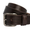 Milton Embossed Leather Belt - Image 8